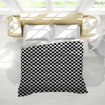Black And White Squares Bedding 67502743
