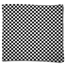 Black And White Squares Blankets 67502743