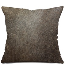 Black Fur Pillows 137163915