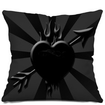 Black Heart Pillows 5332529