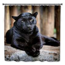 Black Leopard Bath Decor 45427416