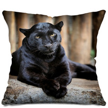 Black Leopard Pillows 45427416