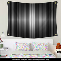 Black Metallic Stripes Wall Art 6625870
