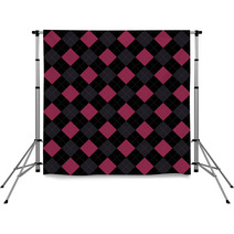 Black Pink And Gray Argyle Pattern Repeat Background Backdrops 65308961