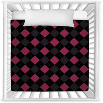 Black Pink And Gray Argyle Pattern Repeat Background Nursery Decor 65308961