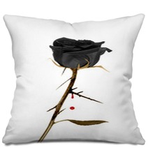 Black Rose Pillows 13933924