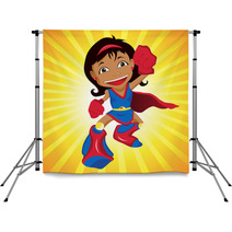 Black Super Hero Girl. Backdrops 23657985