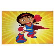 Black Super Hero Girl. Rugs 23657985
