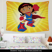 Black Super Hero Girl. Wall Art 23657985