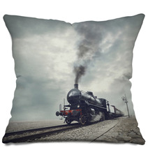 Black Train Pillows 41717738