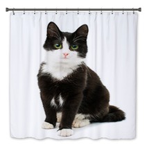 Black & White Cat Bath Decor 61710255