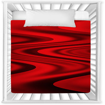Black With Red Wave Nursery Decor 70874032
