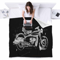 Motorcycle Blankets 104907919