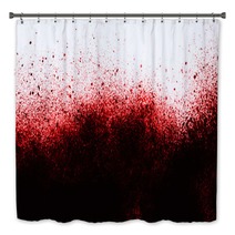 Blood Splatter Background Bath Decor 172843652