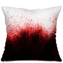 Blood Splatter Background Pillows 172843652