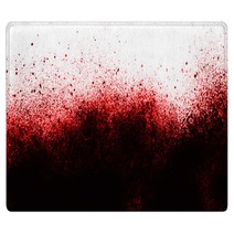 Blood Splatter Background Rugs 172843652