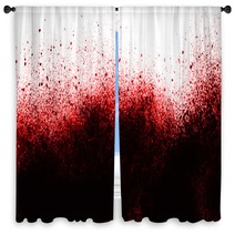 Blood Splatter Background Window Curtains 172843652