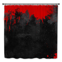 Bloody Grunge Background Bath Decor 70415350