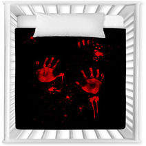 Bloody Handprints Nursery Decor 86090991