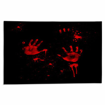 Bloody Handprints Rugs 86090991