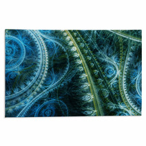 Blue Abstract Background Rugs 63050501
