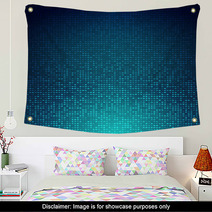 Blue Abstract Background Wall Art 58111458