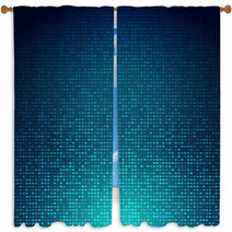Blue Abstract Background Window Curtains 58111458