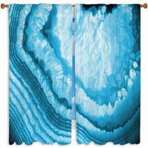 Blue Agate Background Window Curtains 32230631