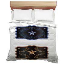 Blue And Bronze Buckle Bedding 55827494
