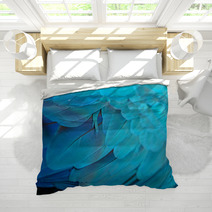 Blue And Gold Macaw Feathers Bedding 54524930
