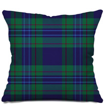 Blue And Green Plaid Tartan Seamless Pattern Background Pillows 62720006