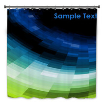Blue And Green Vector Mosaic Background. Bath Decor 27188631