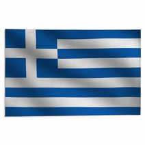 Blue And White Flag Of Greece Rugs 64119828