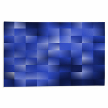 Blue Background With Squares Rugs 62745924
