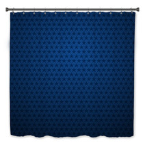 Blue Background With Stars Bath Decor 61559344