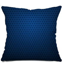 Blue Background With Stars Pillows 61559344