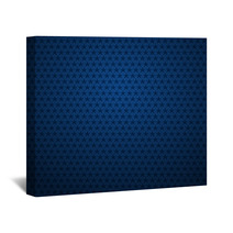 Blue Background With Stars Wall Art 61559344