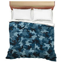 Blue Camouflage Bedding 84238886