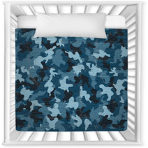 Blue Camouflage Nursery Decor 84238886