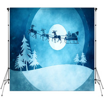 Blue Christmas Backdrops 58882114