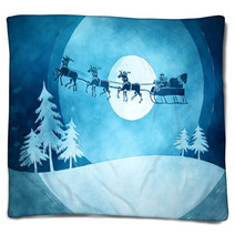 Blue Christmas Blankets 58882114