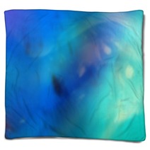 Blue Computer Generated Design Blankets 13928297