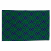 Blue green tartan wallpaper 1 Rugs 61689501