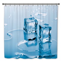 Blue Ice Cubes Bath Decor 2512654