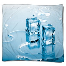 Blue Ice Cubes Blankets 2512654