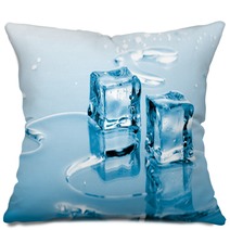 Blue Ice Cubes Pillows 2512654