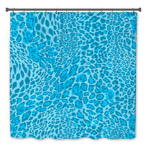 Blue Leopard Bath Decor 59674744