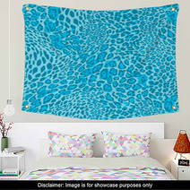 Blue Leopard Wall Art 59674744