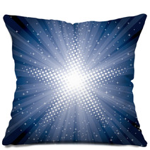 Blue Magic Stars Pillows 65755151