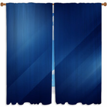 Blue Motion Blur Abstract Background Window Curtains 63693924